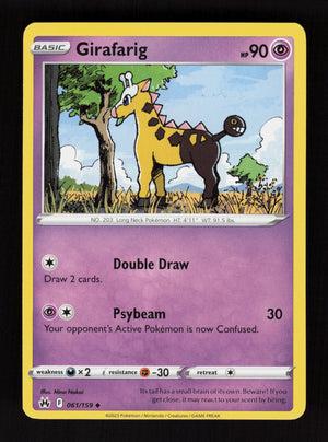 Girafarig 061/159 - Uncommon - Crown Zenith