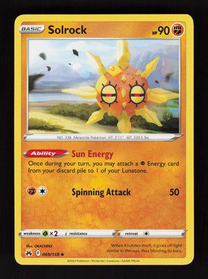 Solrock 069/159 - Uncommon - Crown Zenith