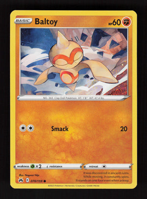 Baltoy 070/159 - Common - Crown Zenith