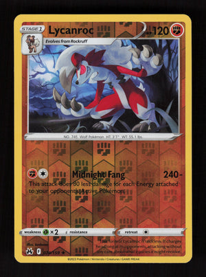 Lycanroc 074/159 - Reverse Holo - Crown Zenith
