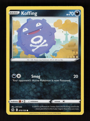 Koffing 075/159 - Common - Crown Zenith