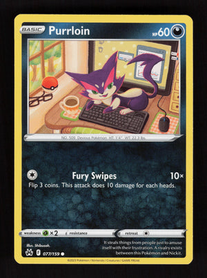 Purrloin 077/159 - Common - Crown Zenith