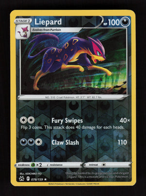 Liepard 078/159 - Reverse Holo - Crown Zenith