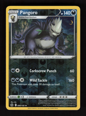 Pangoro 080/159 - Reverse Holo - Crown Zenith