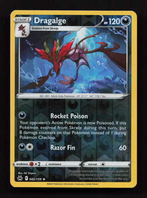 Dragalge 082/159 - Reverse Holo - Crown Zenith