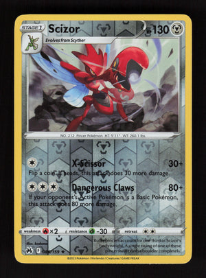 Scizor 086/159 - Reverse Holo - Crown Zenith