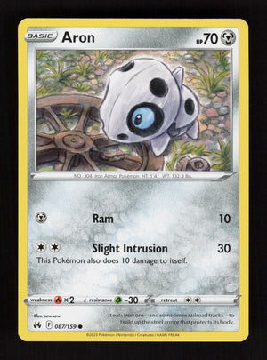 Aron 087/159 - Common - Crown Zenith