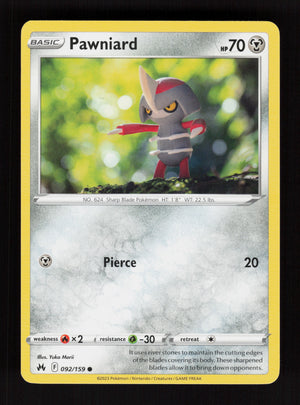 Pawniard 092/159 - Common - Crown Zenith