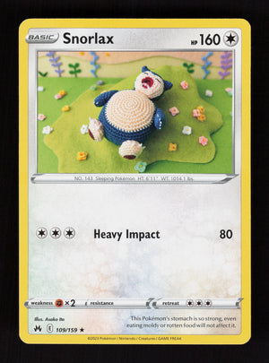 Snorlax 109/159 - Rare - Crown Zenith