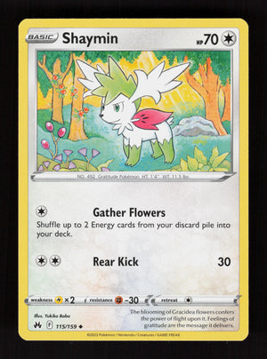 Shaymin 115/159 - Uncommon - Crown Zenith