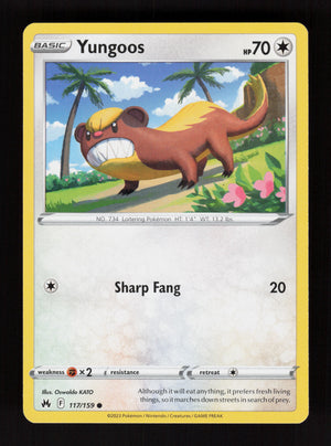 Yungoos 117/159 - Common - Crown Zenith
