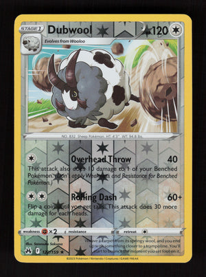 Dubwool 122/159 - Reverse Holo - Crown Zenith