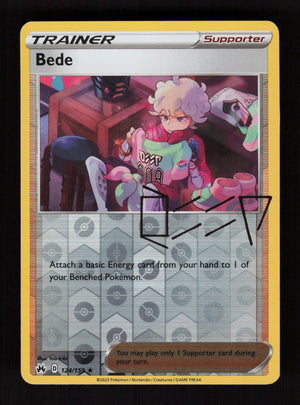 Bede 124/159 - Reverse Holo - Crown Zenith