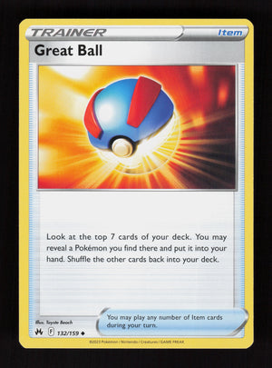 Great Ball 132/159 - Uncommon - Crown Zenith