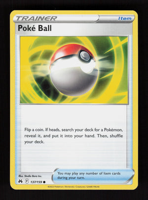 Poké Ball 137/159 - Common - Crown Zenith