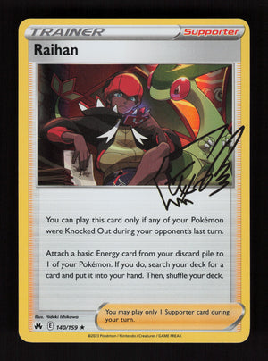 Raihan 140/159 - Holo Rare - Crown Zenith