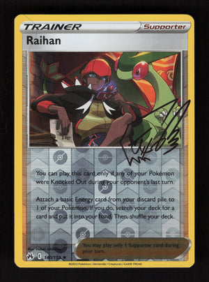 Raihan 140/159 - Reverse Holo - Crown Zenith