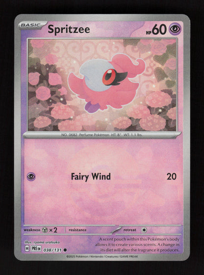 Spritzee 038/131 - Poke Ball - Prismatic Evolutions