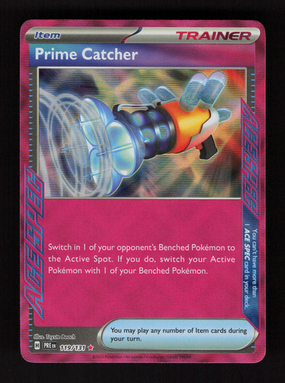 Prime Catcher 119/131 - ACE SPEC Rare - SV: Prismatic Evolutions