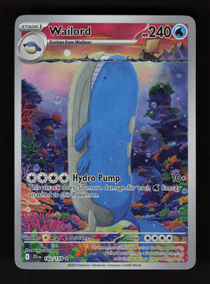 Wailord 162/159 - Illustration Rare - SV09: Journey Together