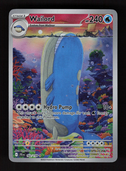 Wailord 162/159 - Illustration Rare - SV09: Journey Together