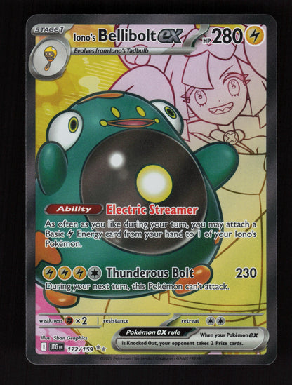 Iono's Bellibolt ex 172/159 - Ultra Rare - SV09: Journey Together