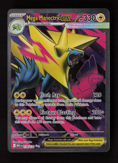 Mega Manectric ex 158/132 - Ultra Rare - Mega Evolution