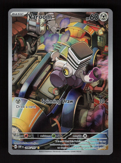 Varoom 206/197 - Illustration Rare - SV03: Obsidian Flames