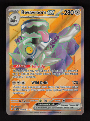 Revavroom ex 216/197 - Ultra Rare - SV03: Obsidian Flames