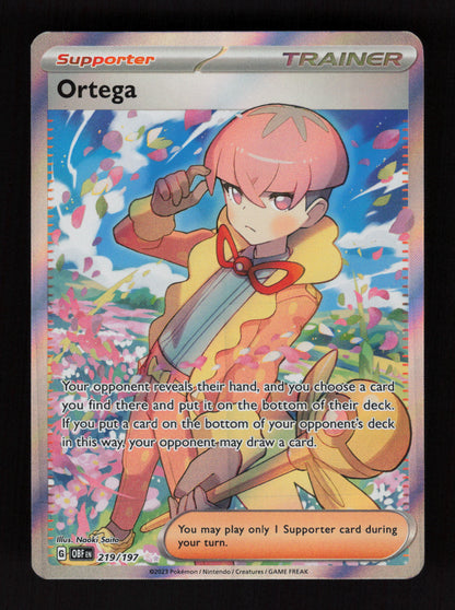 Ortega 219/197 - Ultra Rare - SV03: Obsidian Flames