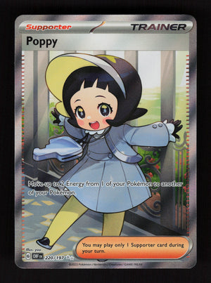 Poppy 220/197 - Ultra Rare - SV03: Obsidian Flames