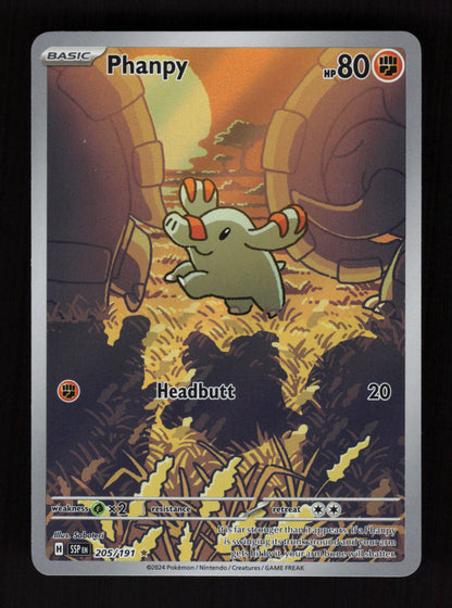 Phanpy 205/191 - Illustration Rare - SV08: Surging Sparks