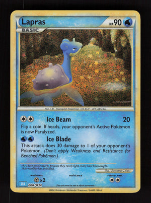 Lapras 008/034 - Pokemon TCG Classic: Blastoise Deck