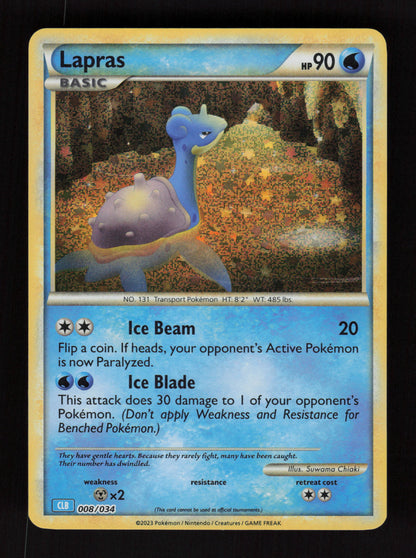 Lapras 008/034 - Pokemon TCG Classic: Blastoise Deck