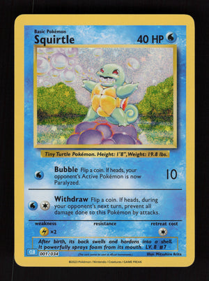 Squirtle 001/034 - Pokemon TCG Classic: Blastoise Deck