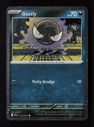 Gastly 123/217 (Cosmos Holo) - Ascended Heroes Promo