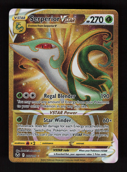 Serperior VSTAR 210/195 – Secret Rare - Silver Tempest
