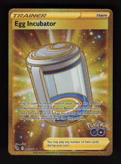 Egg Incubator 087/078  - Secret Rare - Pokemon GO