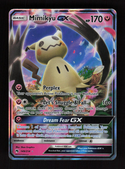 Mimikyu GX 149/214 - Ultra Rare - Lost Thunder