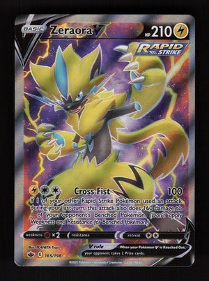 Zeraora V 165/198 - Ultra Rare - Chilling Reign