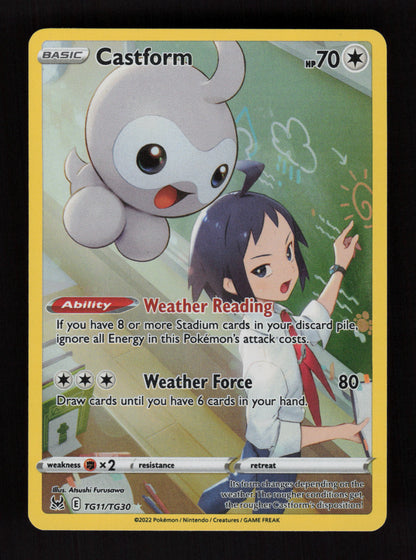 Castform TG11/TG30 - Ultra Rare - Lost Origin Trainer Gallery