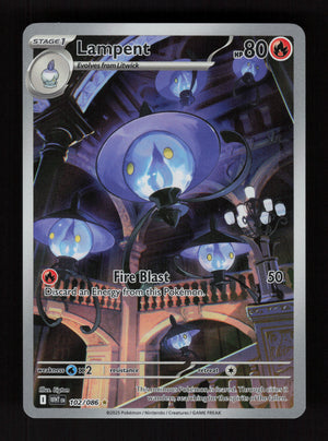 Lampent 102/086 - Illustration Rare - White Flare