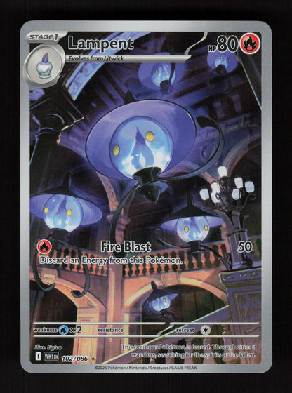 Lampent 102/086 - Illustration Rare - White Flare