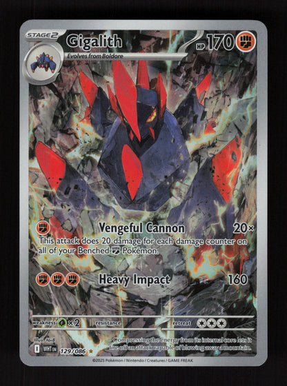 Gigalith 129/086 - Illustration Rare - White Flare