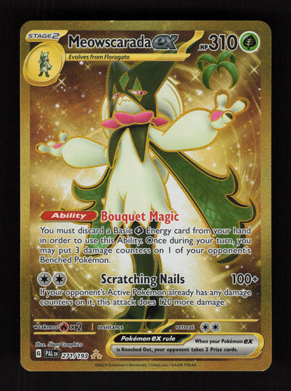 Meowscarada ex 271/193 - Hyper Rare - SV02: Paldea Evolved