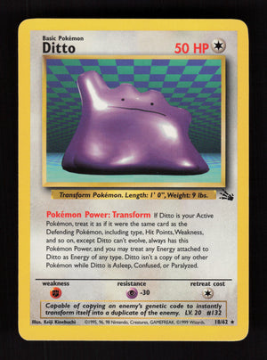 Ditto 18/162 - Rare - Fossil