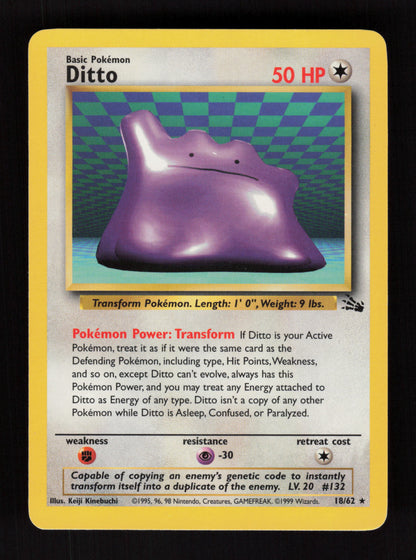 Ditto 18/162 - Rare - Fossil