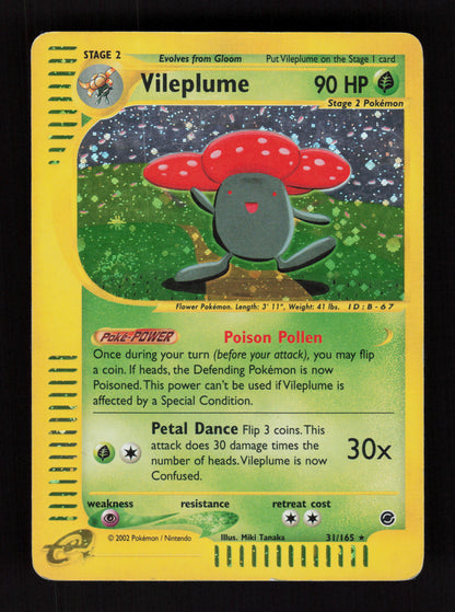 Vileplume 031/165 - Holo Rare - Expedition