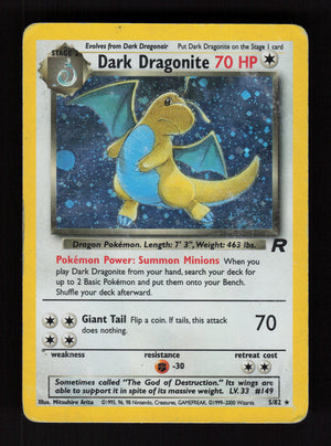Dark Dragonite 05/82 - Holo Rare - Team Rocket