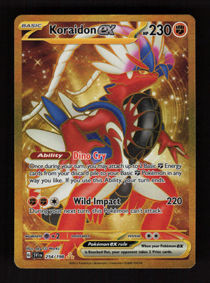 Koraidon ex 254/198 - Hyper Rare - Scarlet & Violet Base Set
